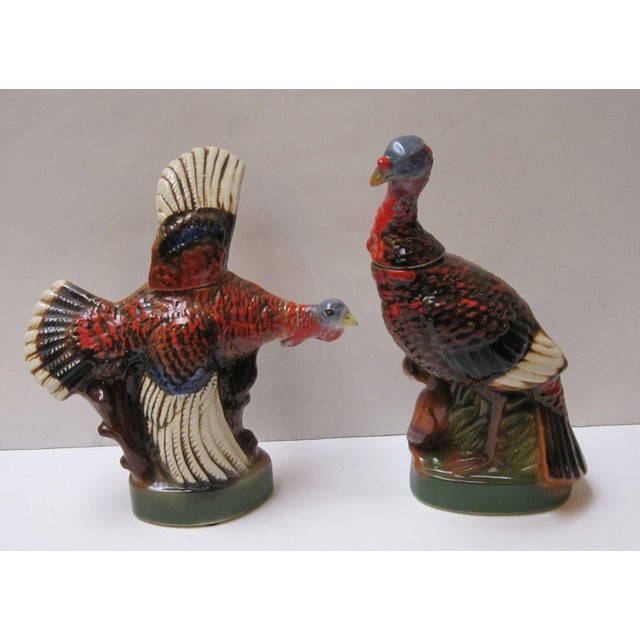 Large Mid 20th Century Wild Turkey Decanters- Set of 8 For Sale - Image 4 of 11