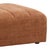 Contemporary Terra Cotta Upholstered Ottoman For Sale - Image 3 of 3