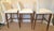 Pretty set of three pre-owned Calligaris 'Aida' barstools made in Italy. They have a refined minimalist style with sleek...