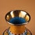 Chinese Vintage Chinese Gilt Cloisonné Peony Vase (Jingtai Lan) - 1300g For Sale - Image 3 of 9