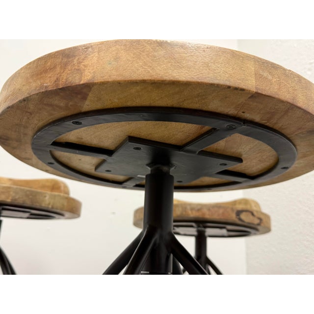 Arteriors Henson Counter Stools, Set of Three For Sale - Image 11 of 12