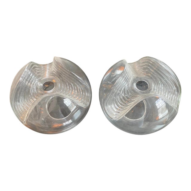 Murano Glass Shades - a Pair For Sale