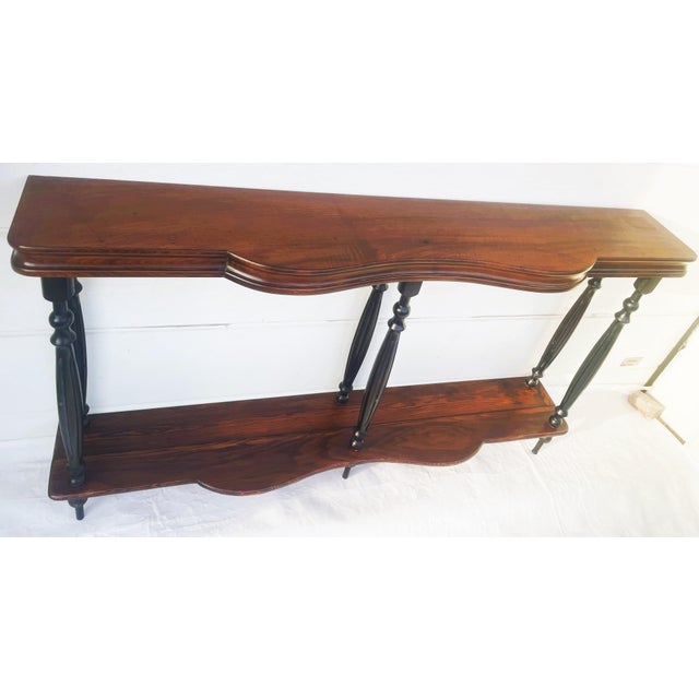 Antique Late 19th Century Console Table in Walnut, Western Europe For Sale - Image 9 of 18