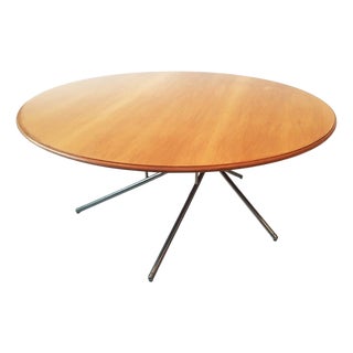 1960s Coffee Table, Spiral Tubular Base For Sale