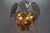 Metal Smoked Glass and Chromed Metal Seven-Light Pendant Chandelier, 1970s For Sale - Image 7 of 18