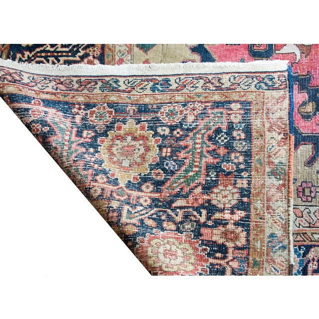 19th Century Persian Serapi Rug For Sale - Image 15 of 16