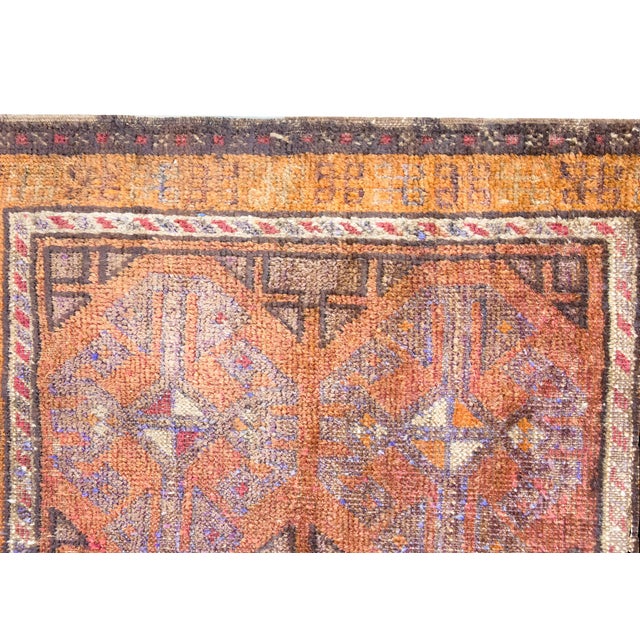 Textile Vintage Persian Baluch Rug For Sale - Image 7 of 14