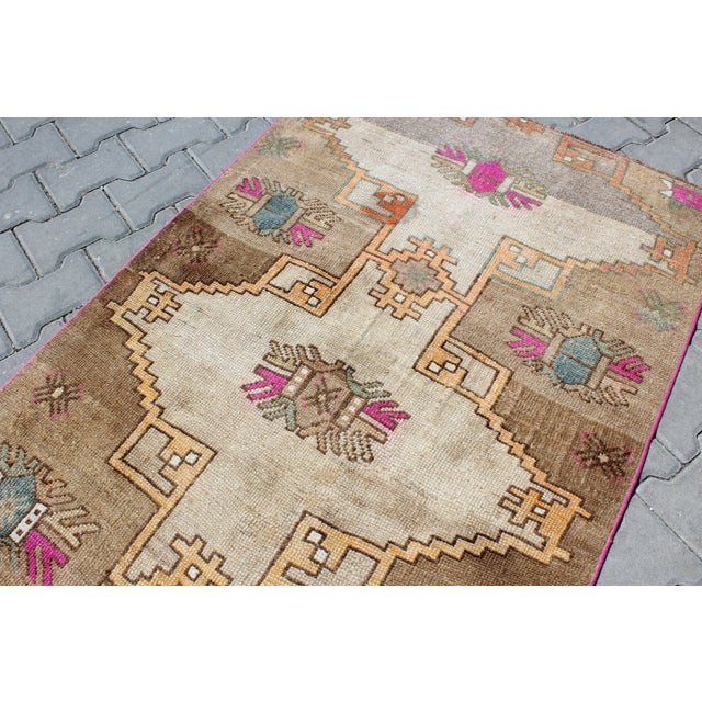 Vintage Turkish Anatolian Area Rug - 39.5"x133" For Sale - Image 11 of 13