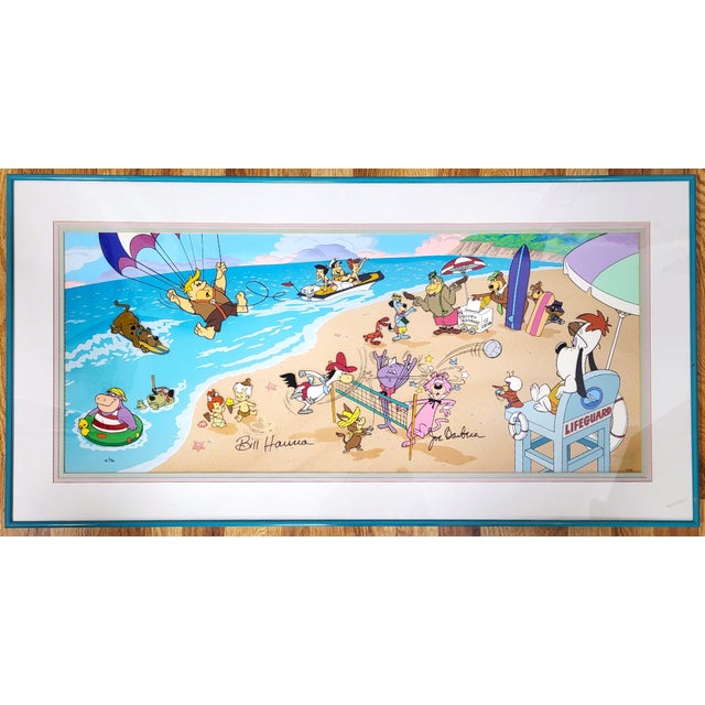 Rare Ap 2/50 Hand Signed Cel "Endless Summer" by Bill Hanna & Joe Barbera For Sale - Image 16 of 18