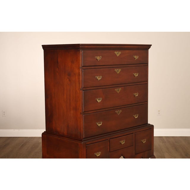 Queen Anne Kittinger Colonial Williamsburg Collection Highboy Chest of Drawers CW 56 For Sale - Image 3 of 18