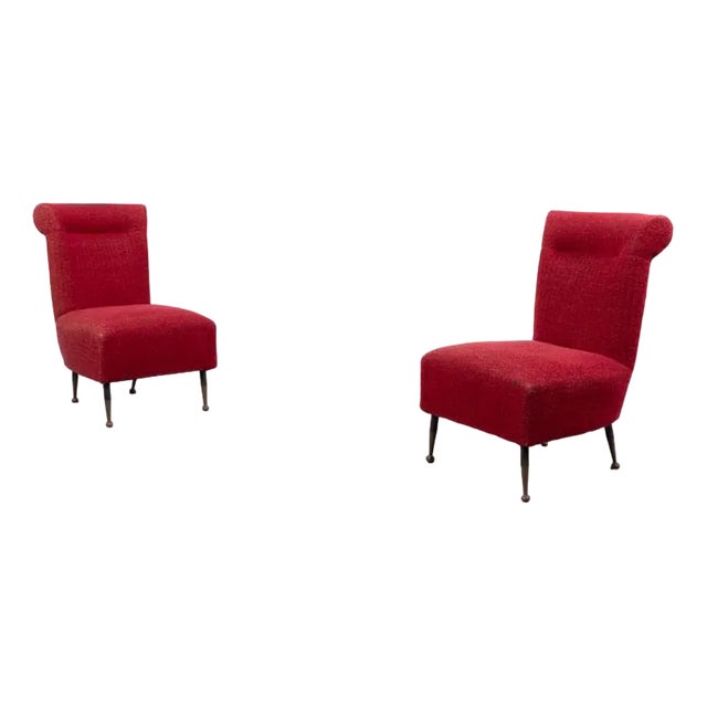 Set of Italian Side Chairs, 1950s For Sale