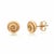 Tiffany and Co. Tiffany and Co. 18k Yellow Gold Small Swirl Stud Earrings 0.30 Inch Wide, A Pair For Sale - Image 4 of 14