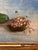 Wood Early 20th Century Still Life Oil Painting Architectural Salvage Floral Flowers Rustic Farmhouse - Signed For Sale - Image 7 of 13