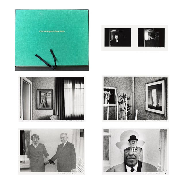 Complete Editioned Portfolio A Visit with Magritte by Duane Michals For Sale