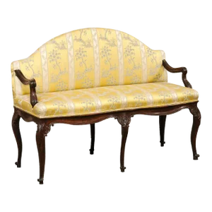 Early 19th Century Italian Upholstered Settee