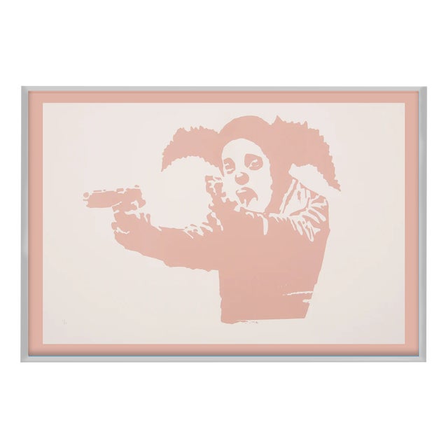 Banksy, Clown Skateboard Lick Shot, 2024, Print For Sale