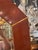 Early 21st Century Italian MCM Design Parchment and Brass Octagonal Mirror For Sale - Image 5 of 7