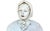 Vintage Boho Glazed Terra Cotta Bust of Female For Sale - Image 4 of 12