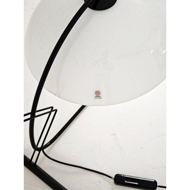 Table Lamp in Murano Glass and Black Metal, 1980s For Sale - Image 13 of 18