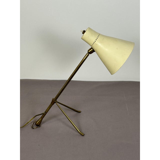 Table Lamp by Giuseppe Ostuni for Oluce, 1949, in Very Good conditions. Designed 1920 to 1949 I have official proof of...