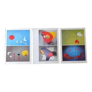 Vintage Alexander Calder Photographic Prints of Mobiles/Stabiles From Derriere Le Miroir - Set of 3