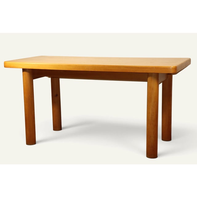 Modernist Pine Table by René Martin, 1960s For Sale - Image 11 of 18