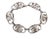 Georg Jensen Sterling Silver 6 Floral Link Bracelet For Sale