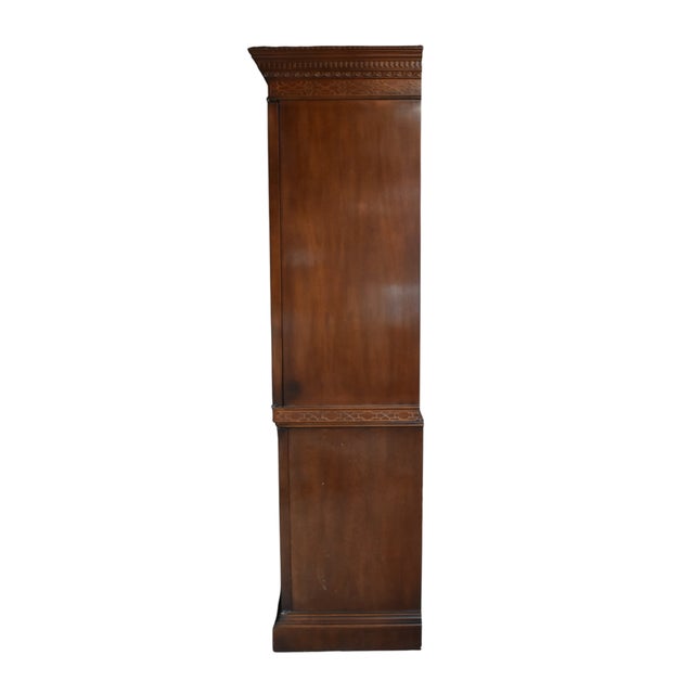 Traditional Heritage Furniture Heirloom Collection Georgian Style Media Armoire For Sale - Image 3 of 6