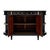 Wood French Louis XVI Ebonized Mahogany Buffet With Carrara Marble and Brass Galleries, Circa 1880 For Sale - Image 7 of 9