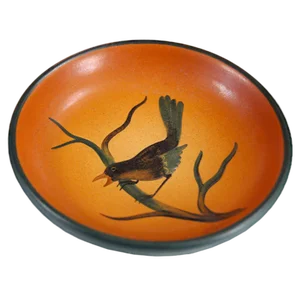 Vintage Art Nouveau Danish Ceramic Plate by Ipsen, 1920s