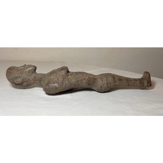 Antique 1800's African Tanzania Zigua Wrapped Ceremonial Fetish Doll Figure For Sale - Image 4 of 14