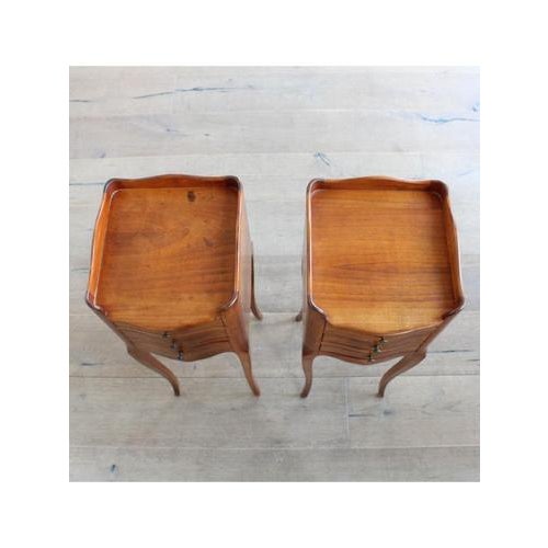 Petit Bedside Tables, France, 1920, Set of 2 For Sale - Image 14 of 17