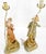 Pair of Large Porcelain Ceramic Dancing Very Fine Figurines Table Lamps MINT! For Sale - Image 16 of 17