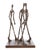 Modern Dark Patinated Figurative Sculpture, Bronze For Sale - Image 4 of 8
