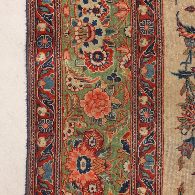Keshan Rug in Wool For Sale - Image 6 of 8