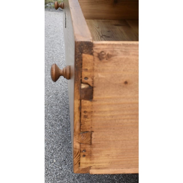Pine Chest of Three Drawers, Hungary. For Sale - Image 14 of 15