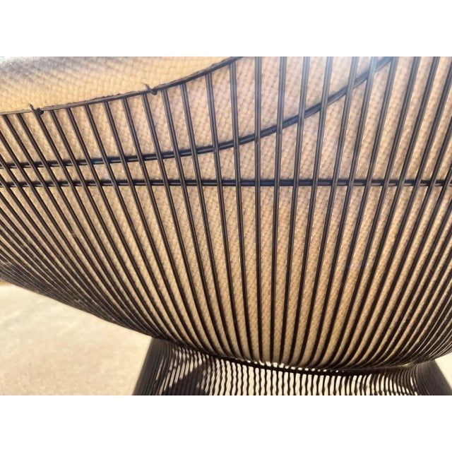 Warren Platner Bronze Wire Easy Chair for Knoll International, C 1966, Signed For Sale - Image 12 of 18
