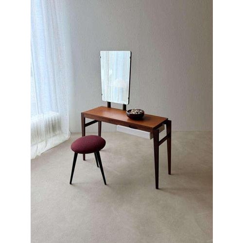 Vintage Dressing Table in Mahogany and Teak, 1960s For Sale - Image 6 of 13