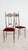Antique Chiavarine Chairs in Brass and Red Velvet, 1950s, Set of 2 For Sale - Image 4 of 18
