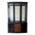 Dark Brown China Cabinet / Armoire For Sale