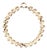 Heavy 14k Yellow Gold Italian Link Necklace, 81.5 Grams For Sale