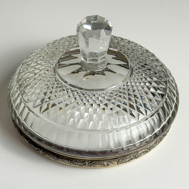 Antique Glass Bowl with Bronze Base, Italy, 1920s For Sale - Image 9 of 18