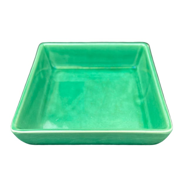 Green Ceramic, Hand-Painted Bowl Hb554, Designed by H.Bollhagen, 1960s. For Sale - Image 8 of 9