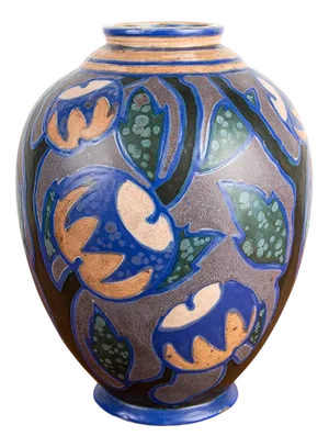 Art Nouveau Ceramic Vase from the Revernay Manufacture, 1910s