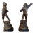 Pair of Antique French Bronze Figurines For Sale