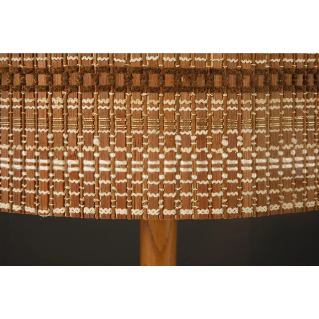 Wood Maria Kipp Mid-Century Organic Modern Natural Reed Woven Lampshade, 1960s For Sale - Image 7 of 8