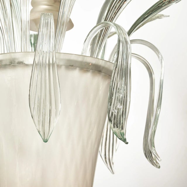 Italian Vintage Murano Glass Chandelier For Sale In Austin - Image 6 of 10
