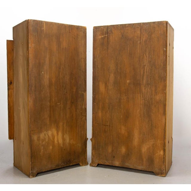 Late 18th Century Swiss Painted Wedding Pine Armoire For Sale - Image 11 of 18