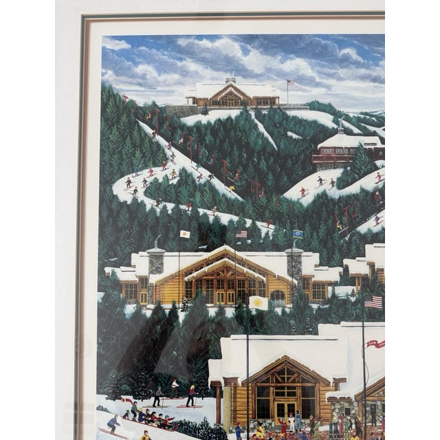Framed, Hand-Signed Lithograph by Jane Wooster Scott Titled "Mountain Majesty” For Sale - Image 4 of 13