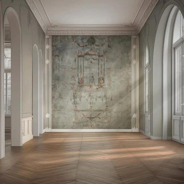 This panoramic wall décor is inspired by early nineteenth-century panoramas and reflects the look of antique-style...